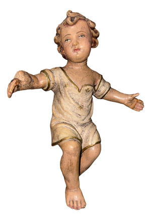 Vintage Terracotta Baby Jesus, 1950