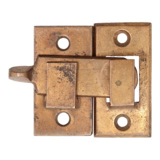 Vintage Classic Brass Window Shutter Latch For Sale