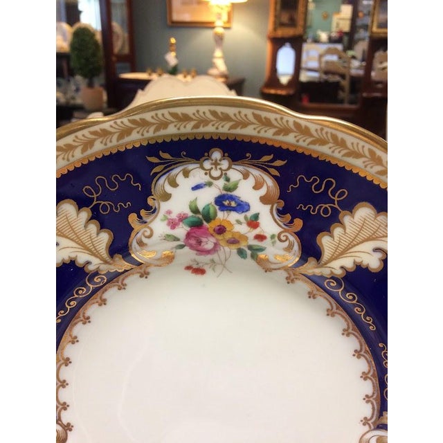 1910s English Porcelain Dinner Plates, Cauldon China, Set of Six For Sale - Image 6 of 12