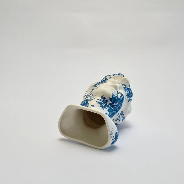 Ceramic Original Toile Porcelain David Vase by Brock DeBoer For Sale - Image 7 of 9