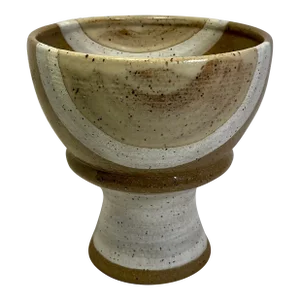 Original Placeholder Brand by Mae Phillips Studio Art Pottery Footed Bowl Signed