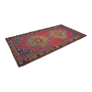 Oushak Vintage Handknotted Rug For Sale