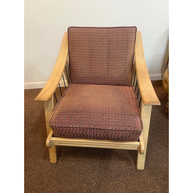 Mid-century modern lounge chair by Fox manufacturing, Texas This is an original condition with original cushions. very...