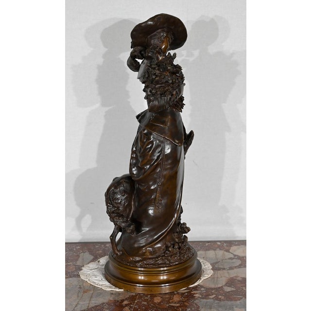 A. Gaudez, L’élégante et son chien, 19th Century, Bronze For Sale - Image 18 of 18