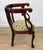 Antique Traditional Edwardian Mahogany Parlor Club Chair For Sale - Image 6 of 13