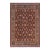 Elegant Floral Pak-Persian Maroon/Blue Wool Rug - 9'1'' X 12'2'' For Sale