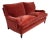 George Smith Standard Arm Mohair Sofa For Sale