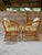 Vintage Coastal Organic Modern Pencil Rattan Lounge Chairs – Pair For Sale In Naples, FL - Image 6 of 12