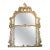 Monumental French Louis XIV Giltwood Scroll & Foliate Form Mantle Mirror C1890 For Sale