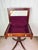 Mersman 1940s Restored Mersman Mahogany Drop-Leaf Silverware Chest Table With Tooled Leather Top For Sale - Image 4 of 12