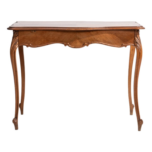 Louis XV Side Table with Single Drawer in Original Patina, Rococo Style, France, 19th Century For Sale