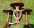Antique Mahogany Mersman 3 Tier Stand or Tea Table With Claw Feet 1930s Era For Sale - Image 12 of 12