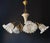 Vintage Ceramic and Glass Chandelier, 1960s For Sale - Image 3 of 18
