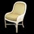 Set of 4 Geometrical Blonde Pencil Reed Dining Chairs For Sale - Image 4 of 5