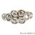 1910s 14k (585) White Gold Natural Rose Cut 1.4 Ct White Diamond, Size 5.5 For Sale - Image 4 of 18