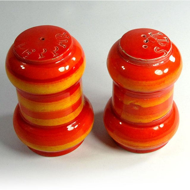 Mid-Century Modern Salt & Pepper Set from Baldelli, 1970s, Set of 2 For Sale - Image 3 of 9