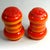Mid-Century Modern Salt & Pepper Set from Baldelli, 1970s, Set of 2 For Sale - Image 3 of 9