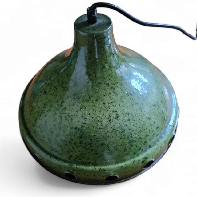 Enamelled hanging lamp1960s Width 31Height 20 cm Up to 250V (Europe/UK Standard).The wiring of this item may be original...