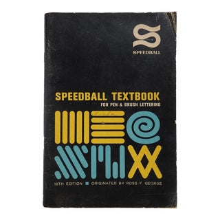 Speedball Textbook for Pen & Brush Lettering Book For Sale