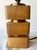 Mid 20th Century Stacked Wood and Brass Table Lamp For Sale - Image 4 of 8
