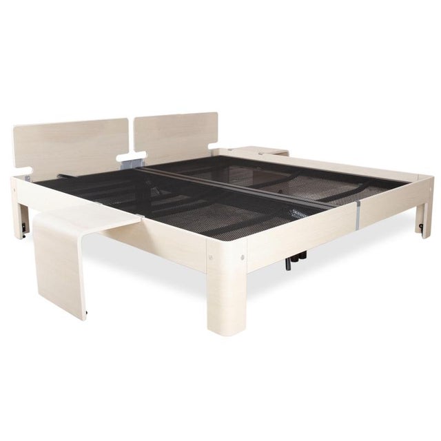 Auping Auronde Wood Double Bed For Sale - Image 5 of 15