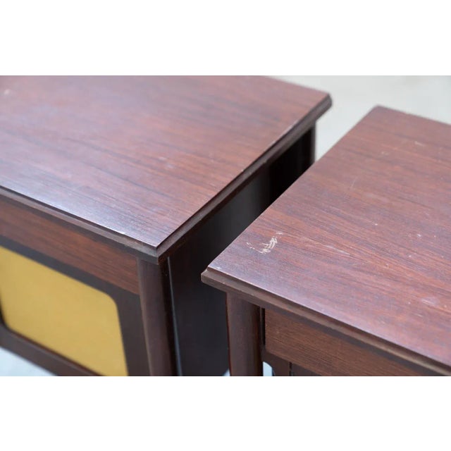 Rosewood Console Tables, 1970s, Set of 2 For Sale - Image 9 of 13