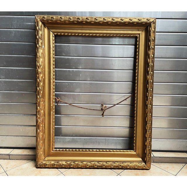 Antique Gilt Frame, 19th Century For Sale - Image 9 of 10