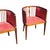 Pair 1920s English Edwardian Inlaid Mahogany Tub Club Chairs Newly Upholstered For Sale - Image 11 of 18