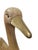 Wood Italian Mid-Century Modern Hand-Carved Wooden Swan With Brass Beak, C. 1960s–70s For Sale - Image 7 of 16