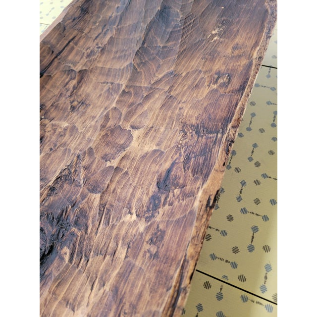 19th Century Primitive Hand-Hewn Long Dough Bowl For Sale - Image 11 of 12