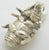 Vintage Italian Handmade Genuine Silver 1940s 1950s Rare and Heavy Hercules Beetle Figurine For Sale - Image 10 of 15