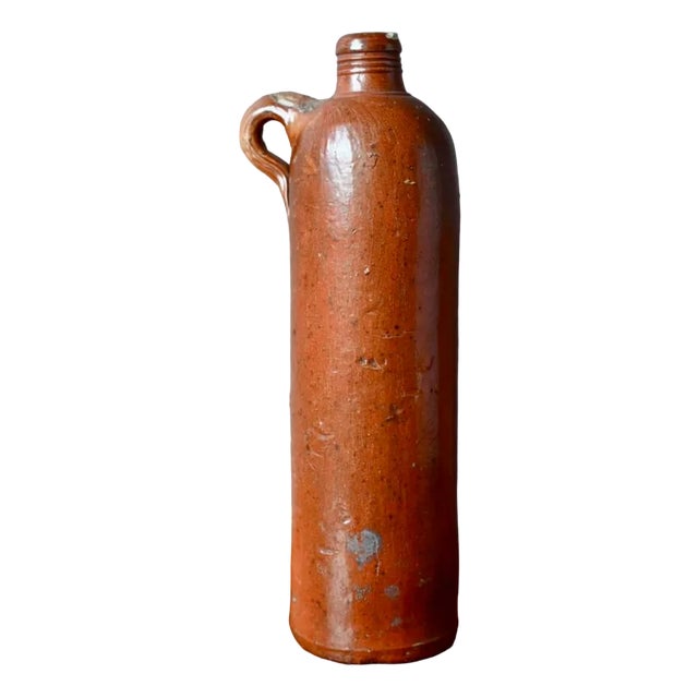 Antique Stoneware Bottle For Sale
