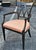 Neoclassical Pair of J. Widdicomb Neoclassical Partial Gilt Ebonized Wood Upholstered Armchairs For Sale - Image 3 of 10