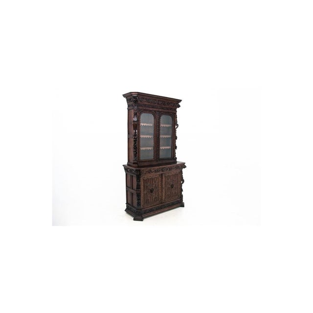 Antique French Carved Cupboard, 1880s For Sale - Image 14 of 14