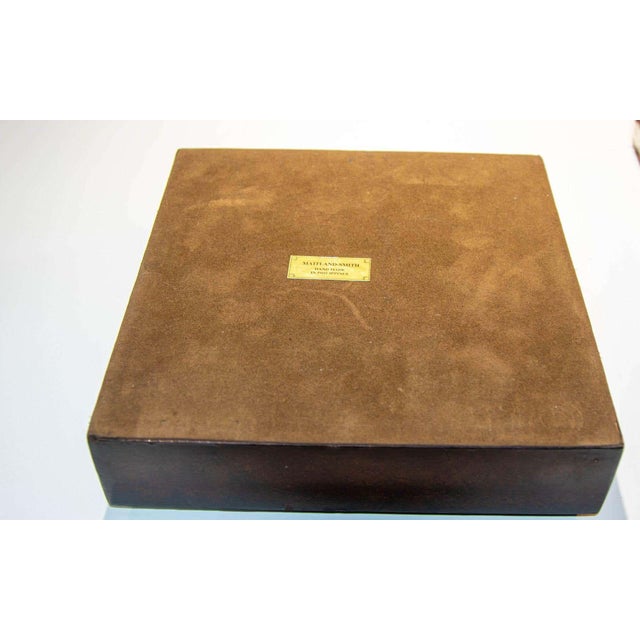 Mid-Century Modern Maitland Smith Zebra Design Decorative Box, Leather, 1980s, Philippines For Sale - Image 3 of 16