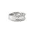 Early 21st Century Ladies 14k White Gold 2.57ct Baguette and Rounds Lab Grown Diamond Band Ring, Size 4.75 For Sale - Image 5 of 9