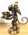 Pair Belle Époque Style Winged Monkey Masquerade Tragedy & Comedy Chambersticks For Sale - Image 9 of 17
