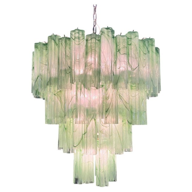 Italian Chandelier in Murano Glass, 1990 For Sale - Image 13 of 16