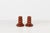 Wood Mid-Century Modern Pair of Hand-Turned Wood Candlesticks For Sale - Image 7 of 8