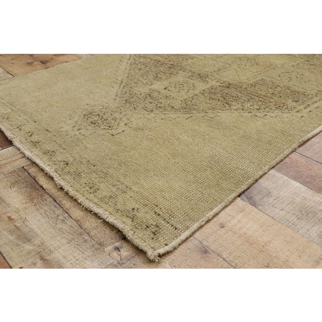Vintage Turkish Oushak Rug Runner - 02'11 X 12'08 For Sale In Dallas - Image 6 of 9