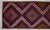 Textile 1960s Turkish Runner Rug Hand Woven Embroidered Wool Hallway- Kitchen Decor - 2'9" X 10'8" For Sale - Image 7 of 12