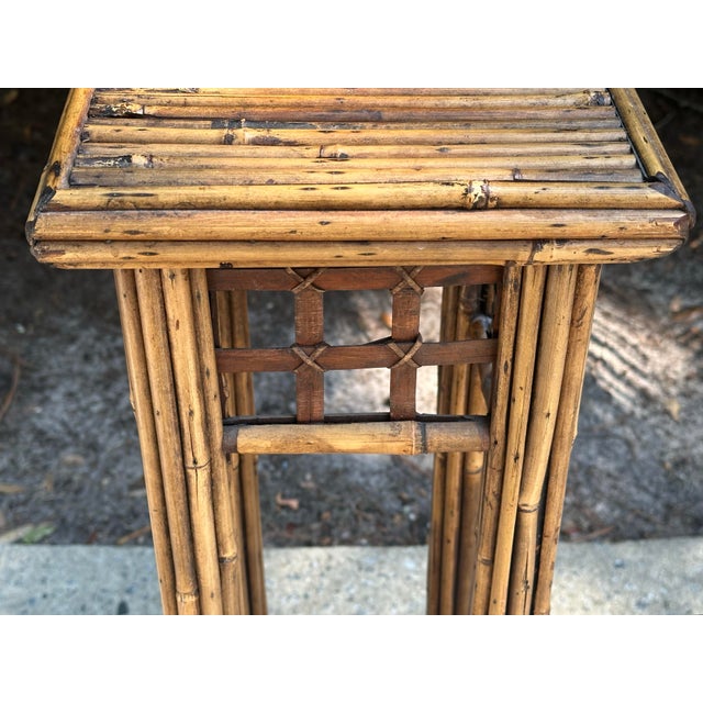 Rattan Plant Stand For Sale - Image 4 of 9