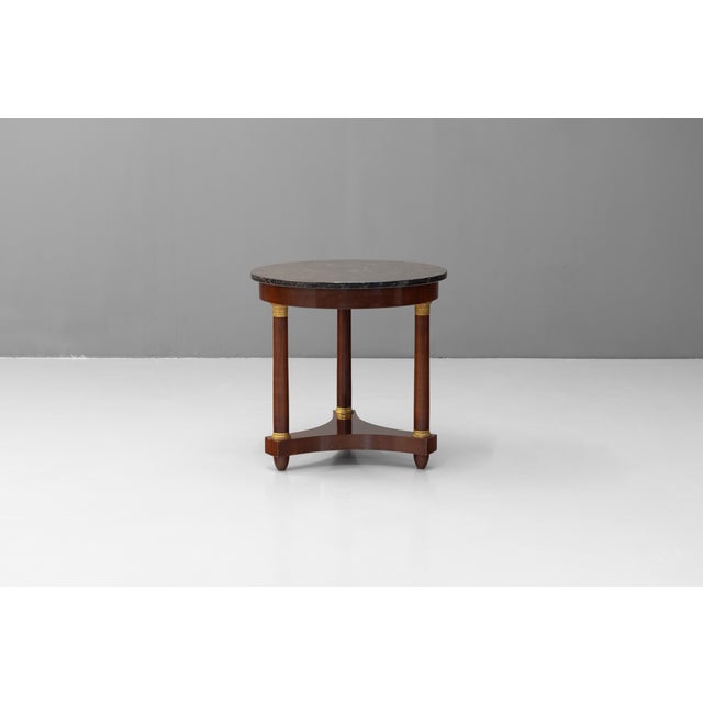 Black Vintage Gueridon Table, 1930 For Sale - Image 8 of 8