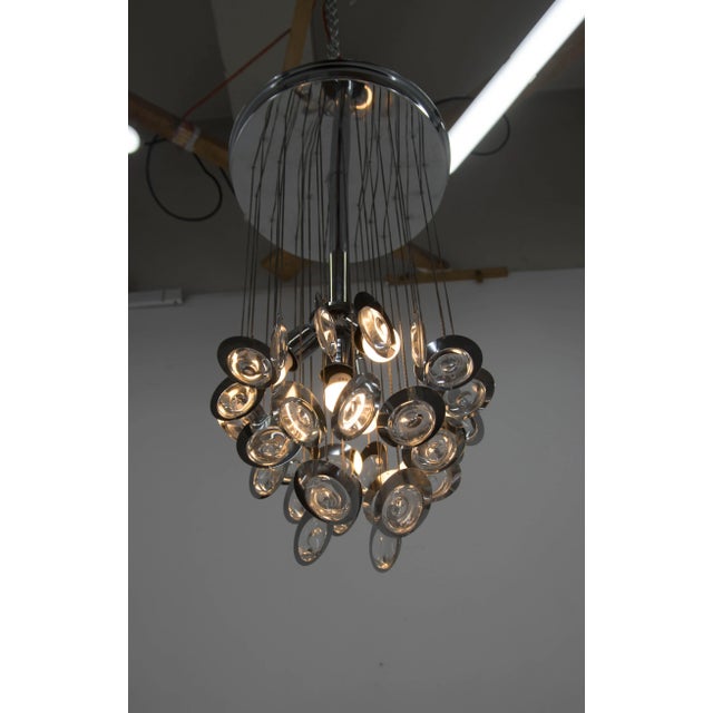 Metal Mid-Century Italian Pendant, 1960s For Sale - Image 7 of 11