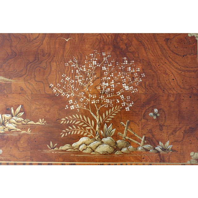 Hekman Furniture 1980s Hekman Chinoiserie Drop-Front Desk For Sale - Image 4 of 18
