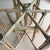 Hexagonal McGuire Dining Table Use as a large game table or a family dining table. The base is a blonde bamboo in a...