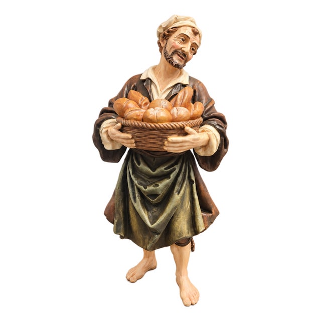 Nativity Baker With Bread Basket For Sale