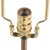 Brutalist A Pair of Brutalist Sculpted Brass Table Lamps by Richard Barr C. 1970 For Sale - Image 3 of 7