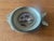 Art Deco Butterfly Reverse Painted Glass Pewter Fish Ash Tray For Sale In Santa Fe - Image 6 of 8