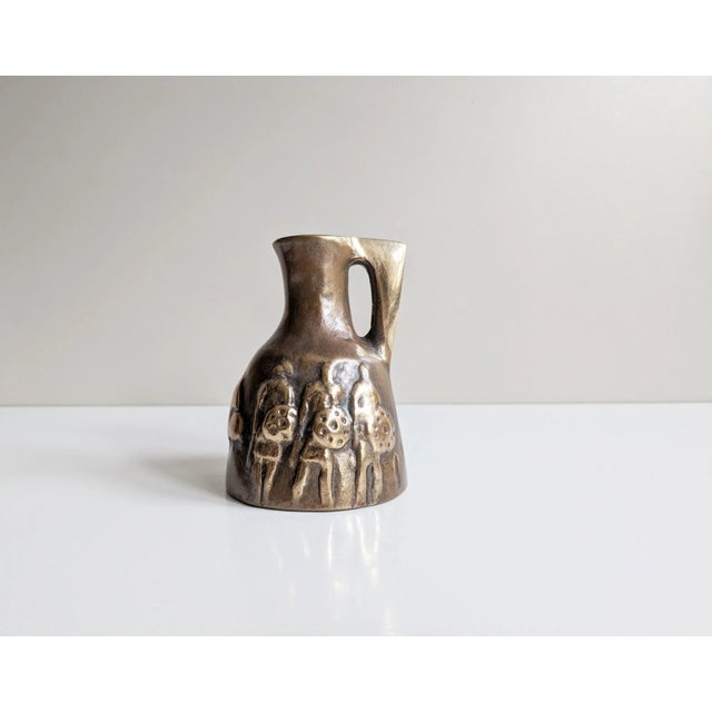 1970s German Bronze Vase by Horst Dalbeck, 1970s For Sale - Image 5 of 10